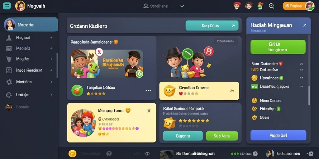 Tampilan utama yang menarik dari 55FIVE.