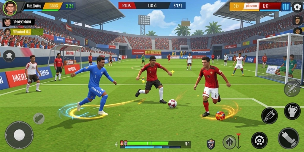 Tampilan awal yang memukau dengan grafis menawan.