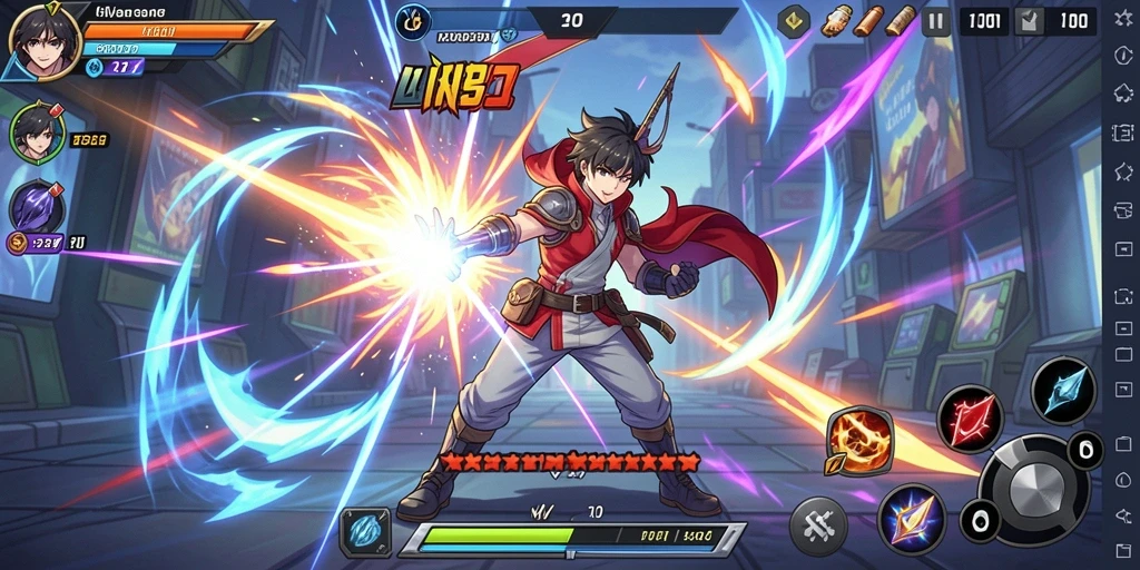 Screenshot DMD686 menampilkan level dengan grafis mengesankan.