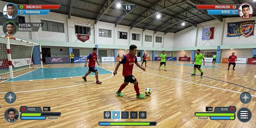Tangkapan layar menampilkan grafis yang memukau saat bermain.