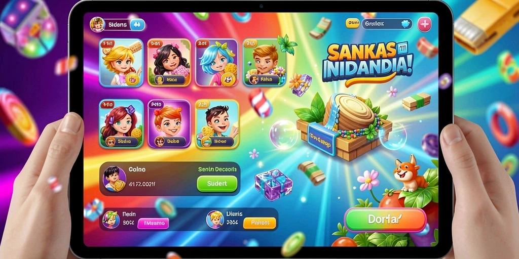 Tangkapan layar menunjukkan karakter utama dalam pertempuran.