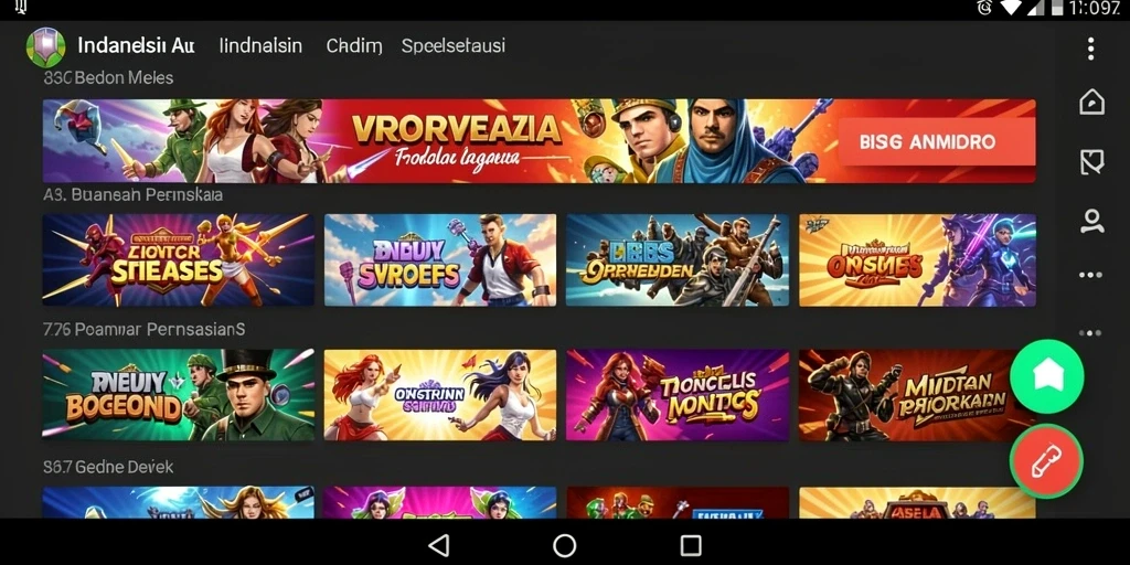 Screenshot tampilan utama aplikasi yang menawan.