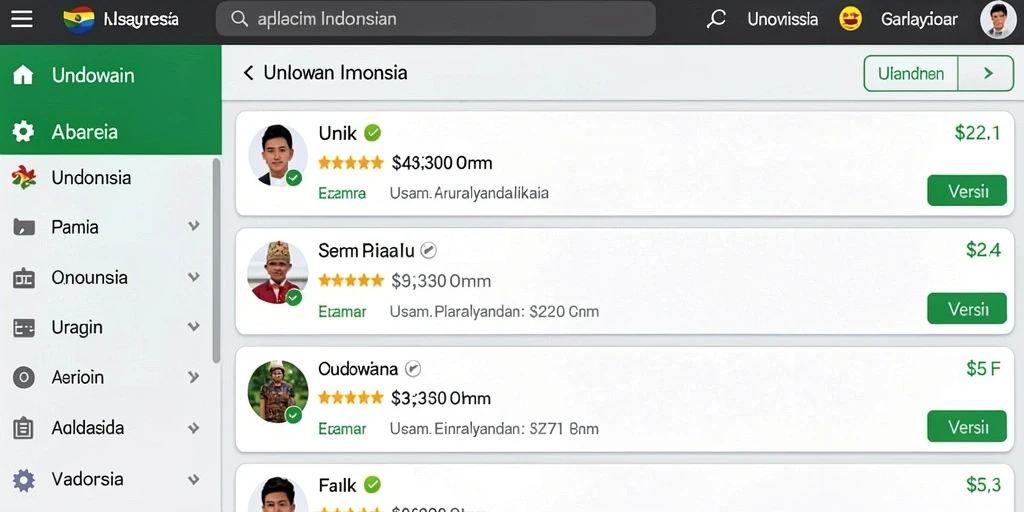 Tampilan antarmuka yang user-friendly dan menarik.