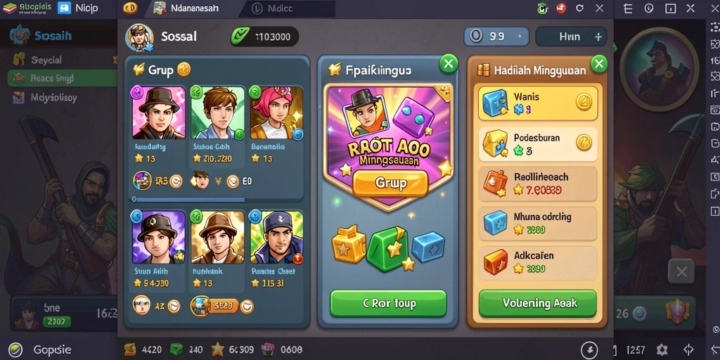 Antarmuka pengguna yang intuitif dan menarik.