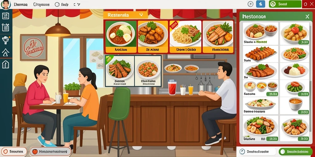 Tampilan antarmuka yang menarik dan modern.