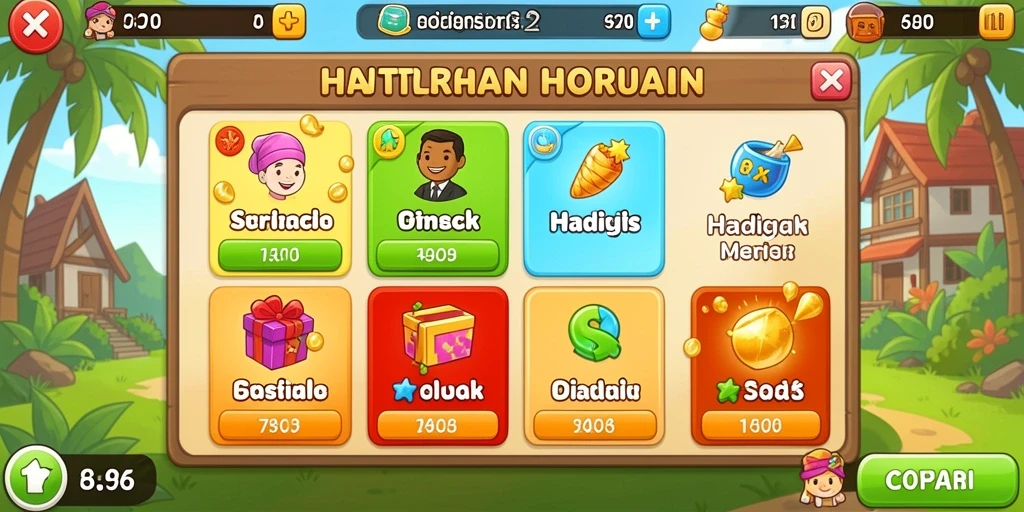 Tampilan layar utama SLOT6000 yang menarik.