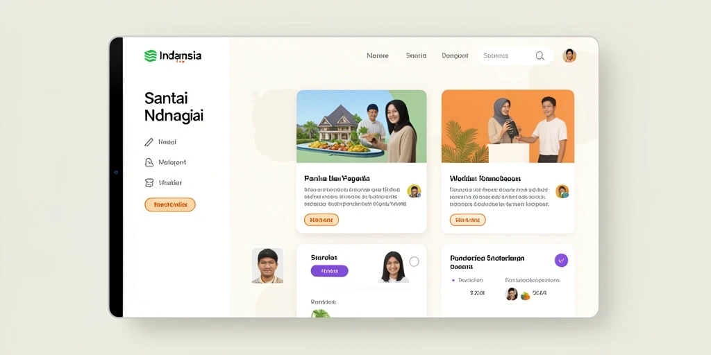 Tampilan antarmuka pengguna yang menarik dan mudah dinavigasi.