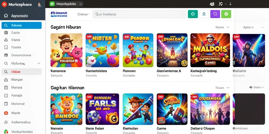 Screenshot menampilkan tampilan antarmuka yang menarik.