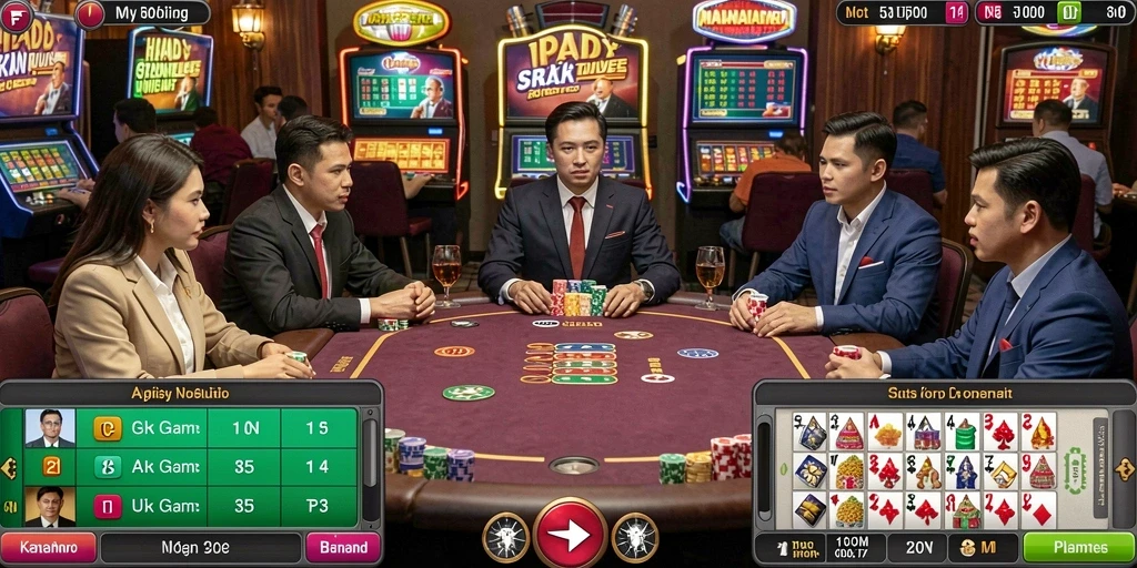Tampilan menu utama VIP805 yang menarik.